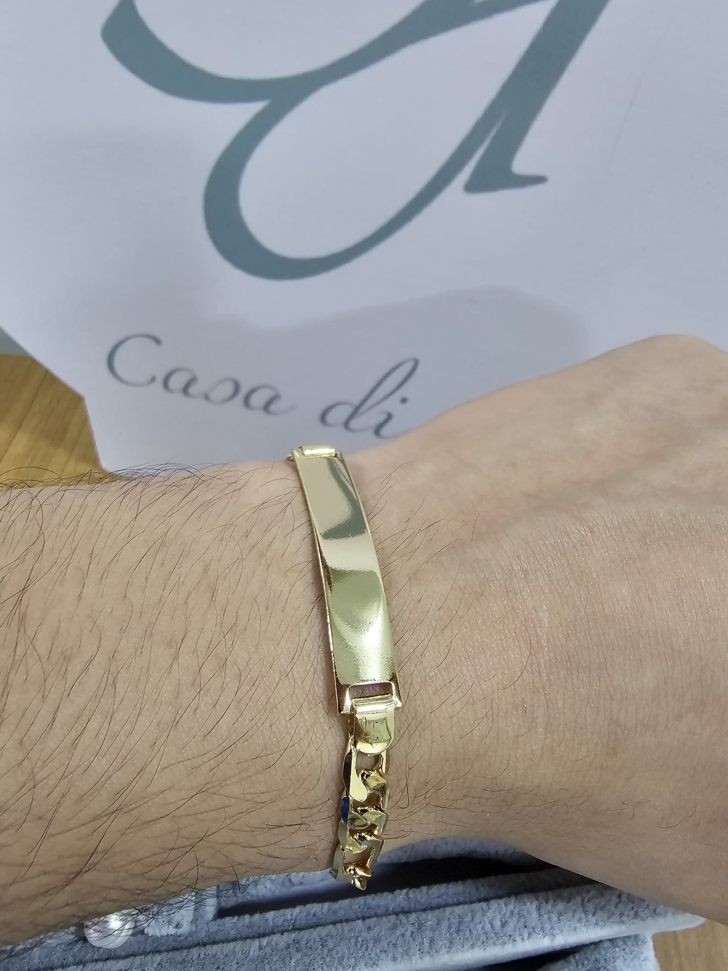 Pulsera Fígaro Marinera Oro Laminado